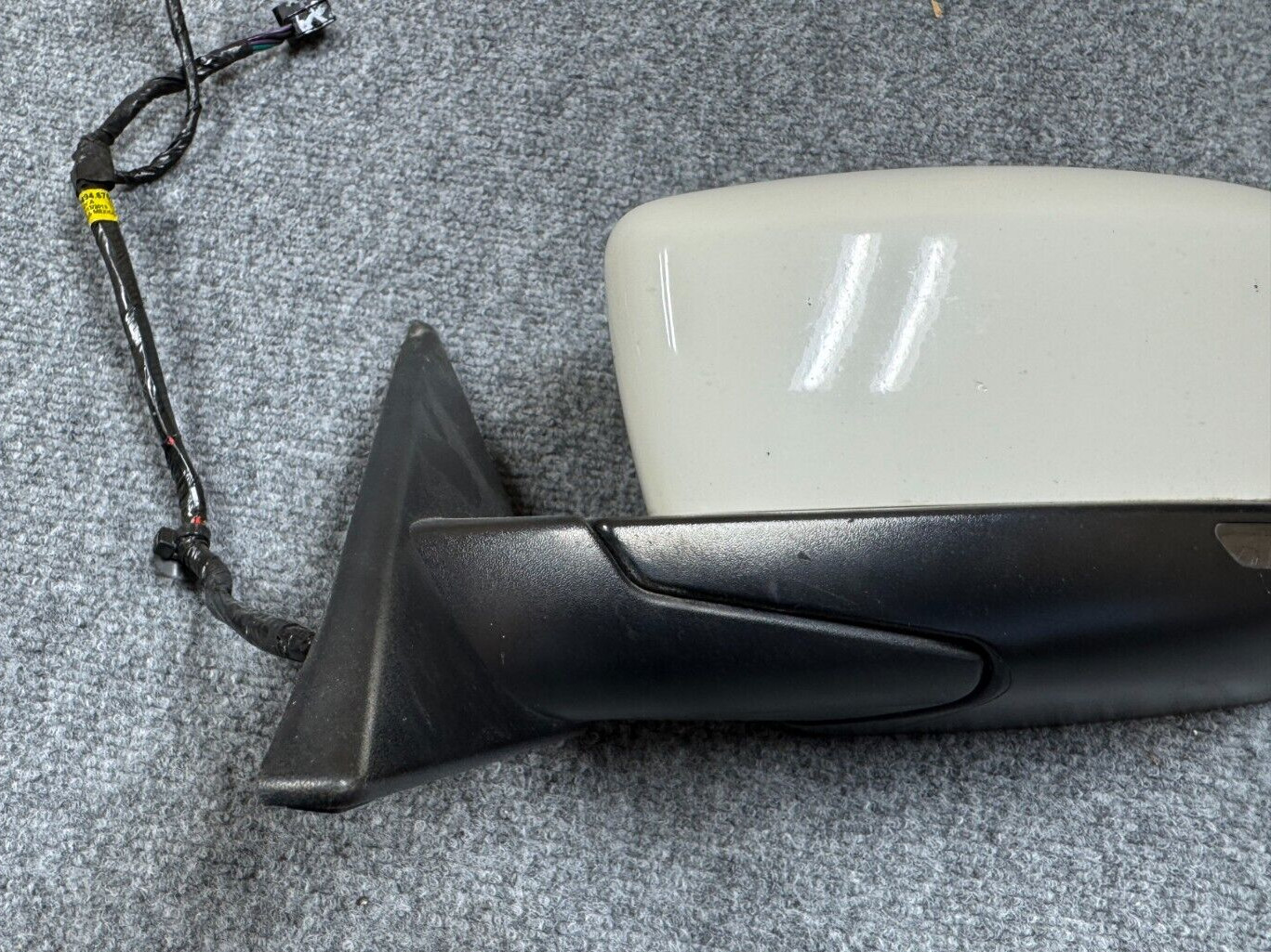 MASERATI GHIBLI M157 14-17 OEM LEFT DRIVER DOOR EXTERIOR HEATED MIRROR WHITE 60K