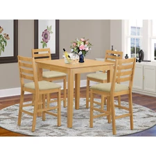 Counter Height Pub Set - Table And Counter Height Chairs