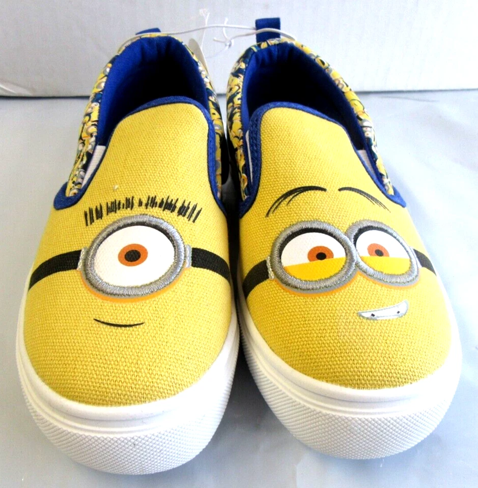 Новый Рекомендуемая розничная цена производителя $19,99 миньоны скольжения на холсте туфли для мальчиков размер 12 - Изображение 3 из 4