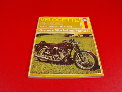 Oldtimer Motorrad Velocette Singles 349cc 499cc Jeff Clew englisch original