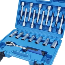 UTMALL Steering Hub Suspension Shock Absorber Strut Nut Removal Tool Set Sock...