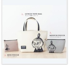 MOOMIN Friends Little My 1 Tote Bag  2 Pouches Set of 3 JAPAN Limited New