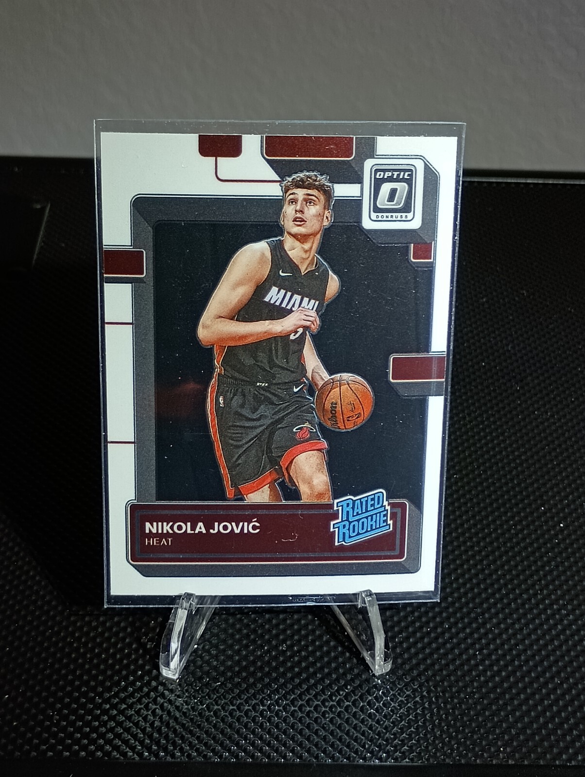 2022 - 23 Donruss Optic Nikola Jovic Rated Rookie #224 Heat