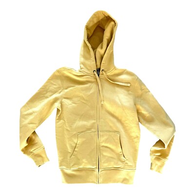 GAP Yellow Hooded Sweatshirt Full Zipper Zip New Without Tags Men XS Hoodie NWOT