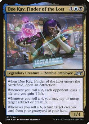 MTG Magic the Gathering Dee Kay, Finder of the Lost (167/689) Unfinity LP