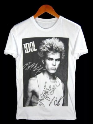 VTG White Wedding Billy Idol Shirt Short Sleeve White Unisex Size S-5XL
