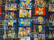 Custom Simpson Show 100% Cotton Fabric -  1 YARD  X 36" WIDTH MOVING SALE