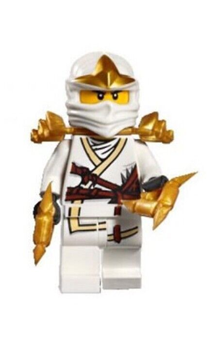 LEGO Ninjago Zane ZX w/ Throwing Stars & Armor -White Ninja LEGO Ninjago Zane ZX w/ Throwing Stars & Armor -White Ninja