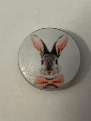 Fit Ginger Snap Bunny with Bow Tie 18mm  / 20mm Snap ZZP4620