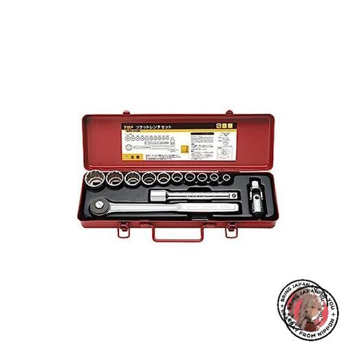 NEW Top Kogyo TOP Socket Wrench Set 10~26mm 12-sided 12.7mm