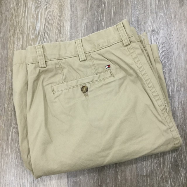 TOMMY HILFIGER 100% Cotton Beige Casual Chino Shorts Men's Size 40 Waist | eBay
