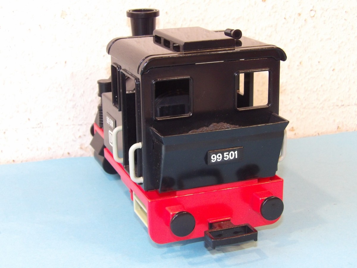 Train playmobil 4025, rails et transfo LGB + chargeur 5256 + camion 5255 - Jeux & Jouets