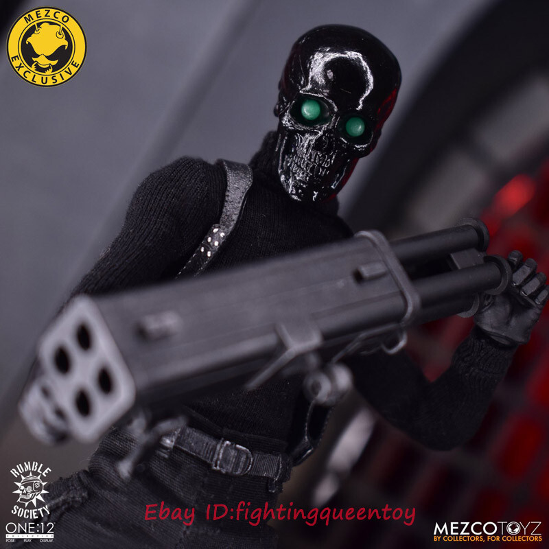 メズコ 直販限定 ワン12 ブラックスカル（ mezco one 12 メズコ 直販限定 ワン12 ブラックスカル（ mezco one 12 Perfect