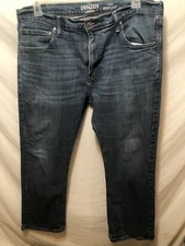 Levis Jeans Mens 38x27 Bootcut Light Blue Denim Faded Denizen See Photos