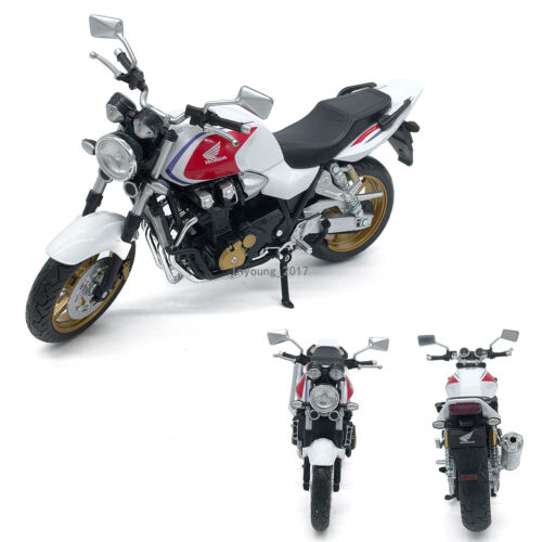 1:12 2018 Honda CB1300SF Motorcycle Model Diecast Motorcycle Toy Vehicle White - Picture 8 of 8