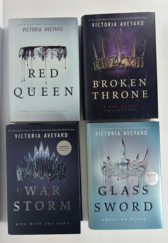 Lot of 4 The Red Queen Series Books Hardcover 1st Editions Victoria Aveyard
