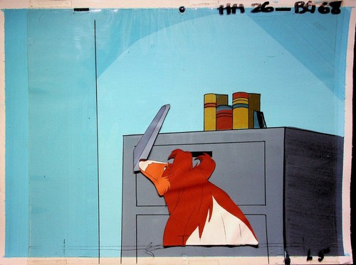 Lassie's Rescue Rangers 1972 Ep Production Hand Painted LASSIE Cel Filmation - Picture 2 of 2