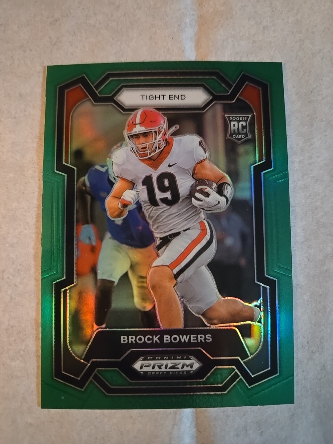 2024 Panini Draft Picks -  Green Prizm  Brock Bowers (RC)