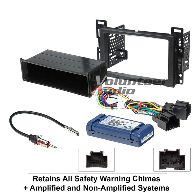 Car Radio Stereo CD Player Dash Install Mounting Trim Bezel Panel Kit