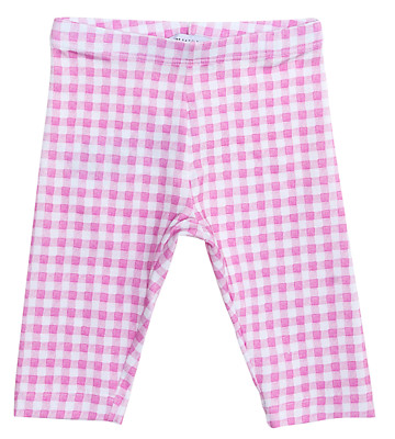 Monnalisa Leggings St Vichy Pink Check Girls Baby Child Kids Fun 24m 2 Year