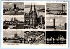 RPPC Cologne - Multiview - GERMANY 4x6 Postcard