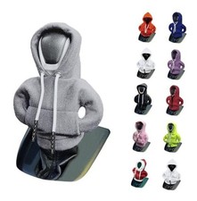 vvag Gear Shift Hoodie, Hoodie Car Gear Shift Cover, Car Shift Knob Gray