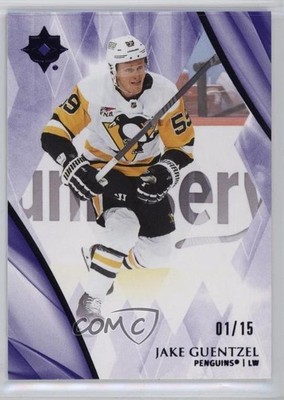 2023-24 Upper Deck Ultimate Collection Purple 1/15 Jake Guentzel #30 2oh