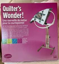 Quilters Wonder 18" Adjustable Quilting Hoop with Stand Frank A Edmunds Co 2645