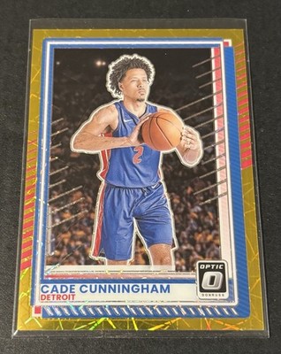 2025-26 Donruss Cade Cunningham Gold Velocity 9/10