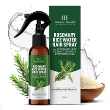 Rosemary and Rice Water Spray for Hair Growth - 6.8Oz Korean Scalp Treatment f