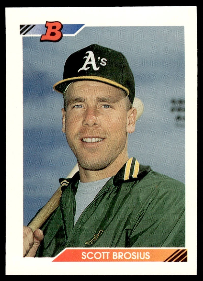 1992 Bowman Scott Brosius Rookie #527 -*BIN722