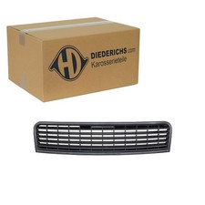 DIEDERICHS KÜHLERGRILL SCHWARZ GITTER GRILL OHNE EMBLEM passend für AUDI A4 B6