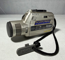 Sony M-100MC "Mic 'n Micro" Microcassette Voice Recorder Clear Voice - Silver
