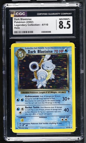 Dark Blastoise graded CGC 8.5 for sale on eBay