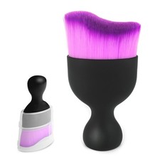Car Interior Cleaning Brush Duster Double Purple, Multicolor