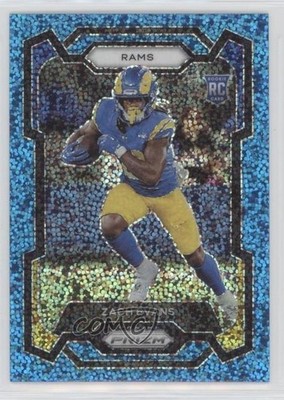 2023 Panini Prizm Rookies Blue Sparkle 23/96 Zach Evans #359 Rookie RC 0jm6