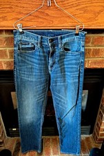 Calvin Klein Medium Wash Blue Straight Denim Jeans Men's Size 32x32