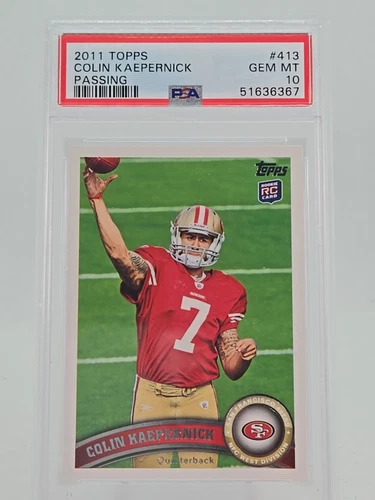 PSA 10 ~ 2011-12 Topps Colin Kaepernick RC Passing 49ers / Nevada