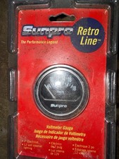 Sunpro Retro Line Voltmeter Gauge 2 12v New Old Stock