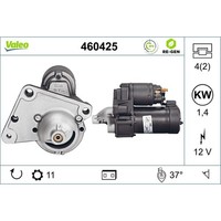 Anlasser Starter 12 V 1,4 Kw 11 ZäHne Valeo FüR U.A. Peugeot Partner