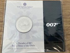 2023 Bond Films of the 1960s - £5 Brilliant Uncirculated Coin
