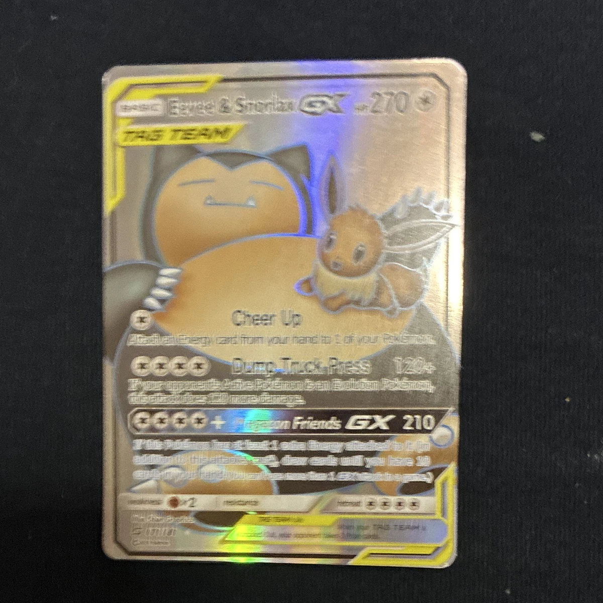 Eevee & Snorlax GX 171/181 Sm-Team Up for sale | eBay