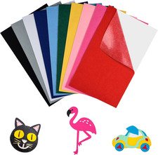 11Pcs Self Adhesive Felt Fabric Sheets 7"X11.5" /18X29Cm Sticky Back Felt Fabric