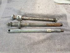 Lot Of 3 Harley-Davidson Vintage Wheel Axles Front Rear Shovelhead Panhead FL