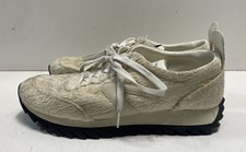 Rag Bone Retro Runner Cream Boucle Textured Sneakers Women's Size 40 US 10