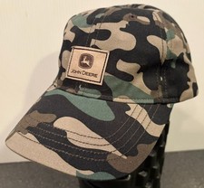 John Deere strap back adjustable youth women's size Camo Hat Cap