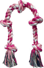 Heavy Duty Dog Rope Toy - 3FT 5-Knot Large Breed Tug of War Chew Toy 1.65lbs