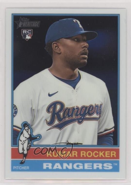 2025 Topps Heritage Chrome Kumar Rocker #179 Rookie RC 1bk5