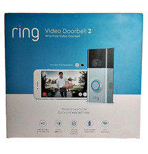 Ring Wire-Free Video Doorbell 2 1080 HD Video / Motion Detection - New Open Box