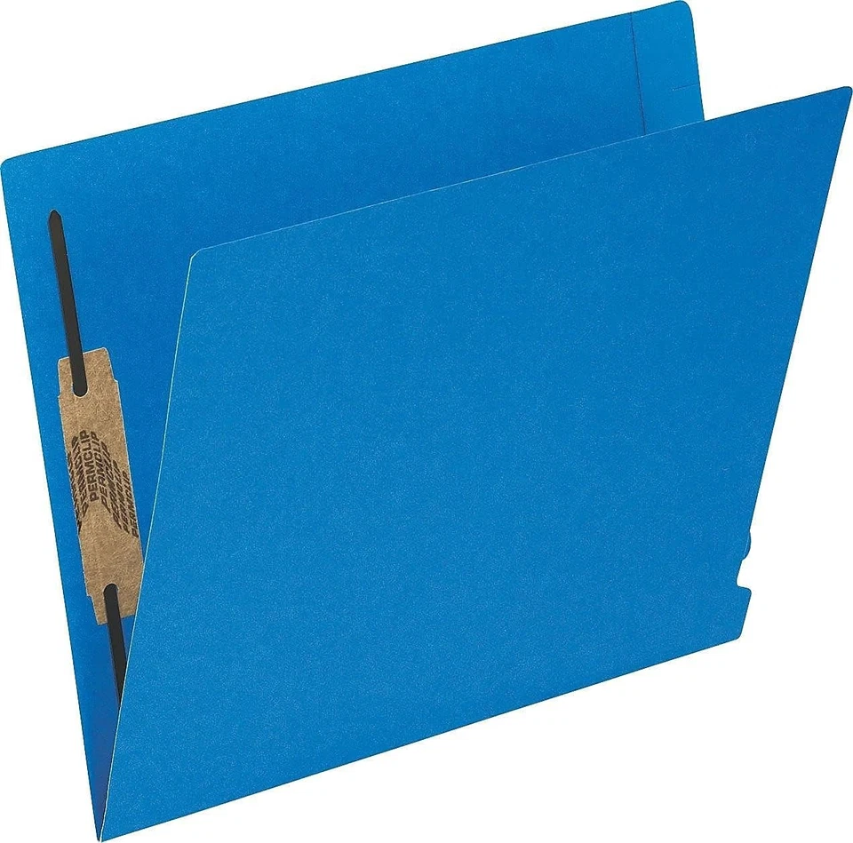 Pendaflex H10U13BL Reinforced End Tab Expansion Folder, Two Fasteners, Blue - Image 2 of 3